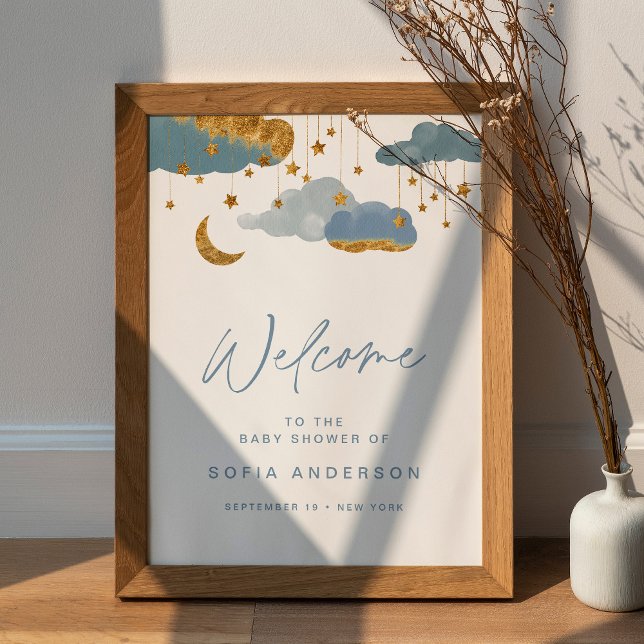 Poster de bienvenue du Baby shower de beauté Twink (Créateur téléchargé)