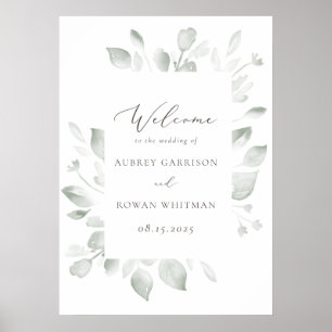 Poster de bienvenue du Mariage Dreamage Foliage