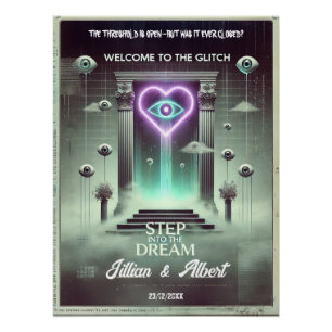 Poster de bienvenue 👁️ "Step Into the Dream"