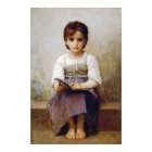 Poster de Bouguereau The Hard Lesson
