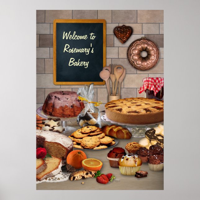 Poster de boulangerie sur mesure (Devant)