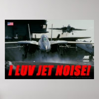 Poster de bruit de vol F-14
