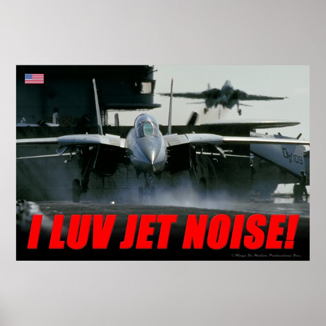 Poster de bruit de vol F-14 (Devant)