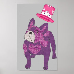 Poster de bulldog français