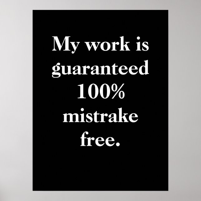 Poster de bureau drôle de motivation (Devant)