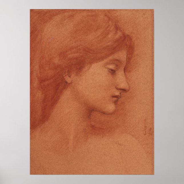 Poster de Burne-Jones Study CC0009 (Devant)