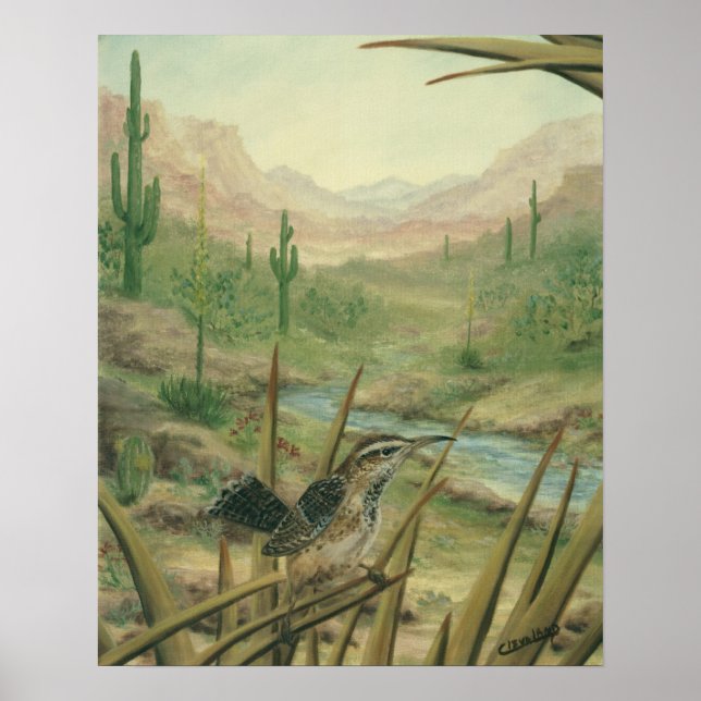 Poster de Cactus du désert (Devant)