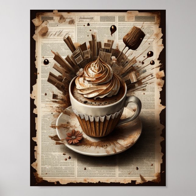 Poster de café Art (Devant)