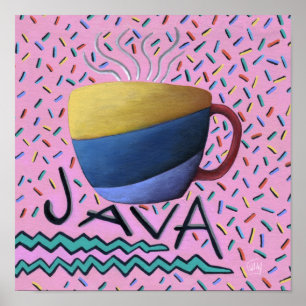 Poster de café Java