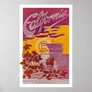 Poster de Californie Land of Promise