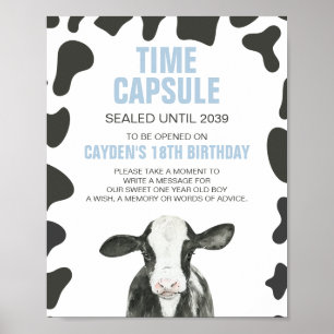 Poster de capsule temporelle pour le 1er anniversa