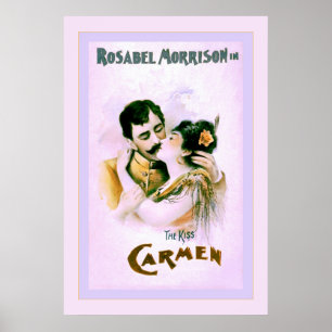 Poster ~ de Carmen le baiser