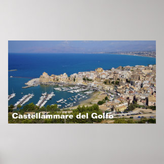 Poster de Castellammare del Golfo, Sicile Italie
