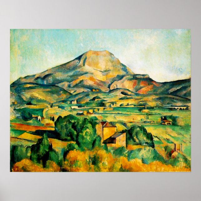 Poster de Cezanne Mont Sainte-Victoire (Devant)