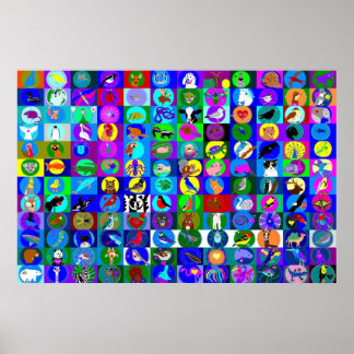 Poster de chansons d'animaux sacrés