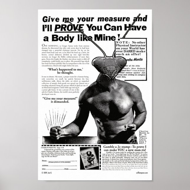 Poster de Charles Mantis (Devant)