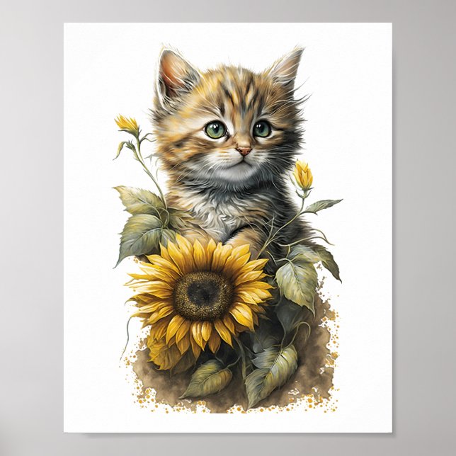 Poster de chat (Devant)