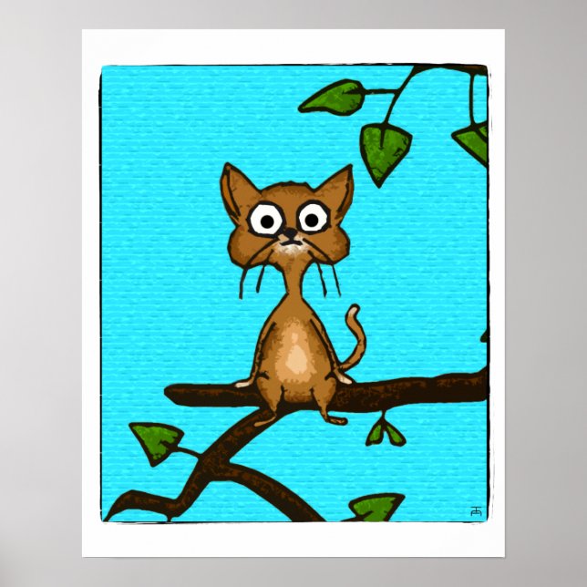 Poster de chat Brown (Devant)