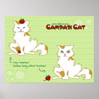 Poster de chat Campari
