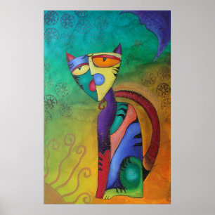 Poster de chat céleste