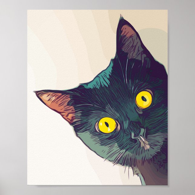 Poster de chat de Pékin (Devant)