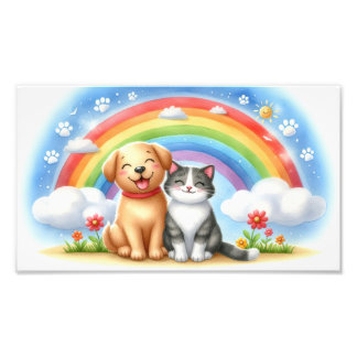Poster de chat et de chien persan - Acheter en lig