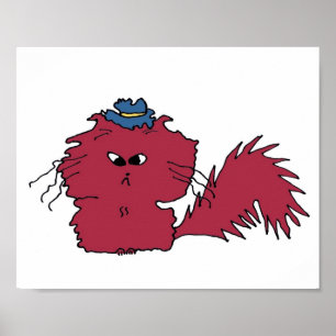 Poster de chat grumeux