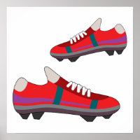 Poster de chaussures de football