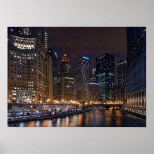Poster de Chicago Skyline