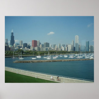 Poster de Chicago Skyline