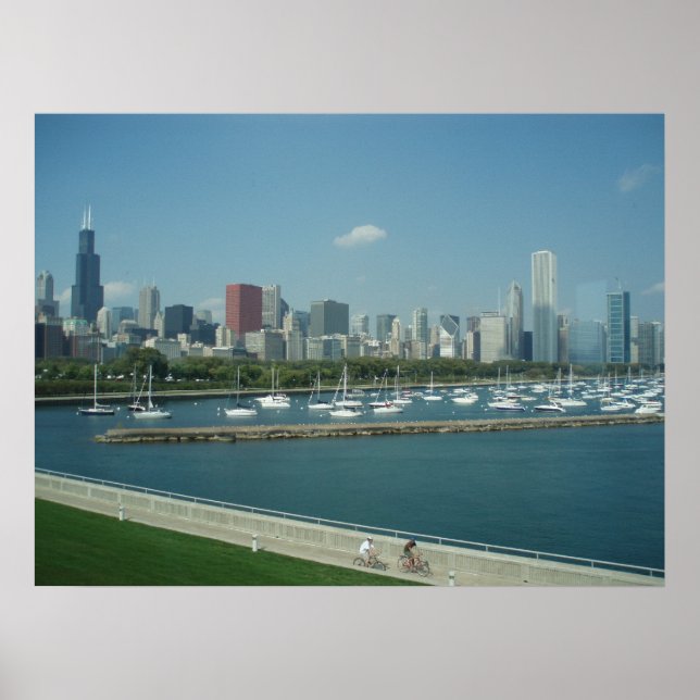 Poster de Chicago Skyline (Devant)