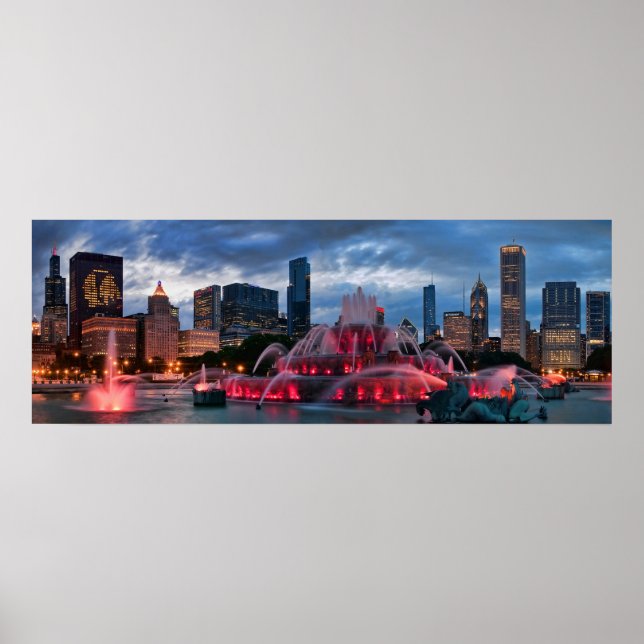 Poster de Chicago Skyline (Devant)