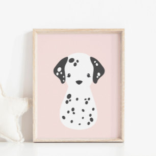 Poster de Chien Dalmatien pour bébé Nursery & Sall
