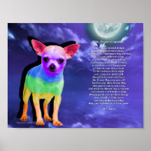 Poster de chien de rêve (Chihuahua)