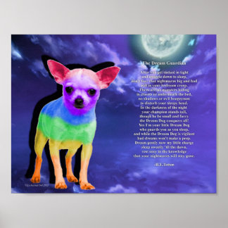 Poster de chien de rêve (Chihuahua)