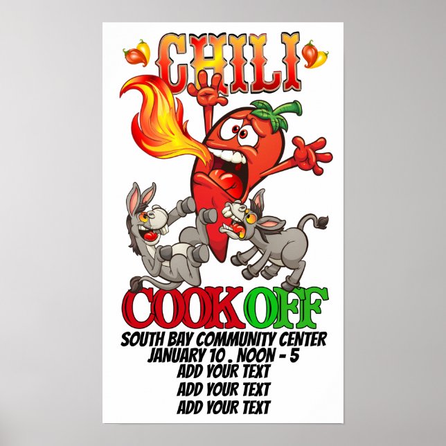 Poster de Chili Cook Off (Devant)