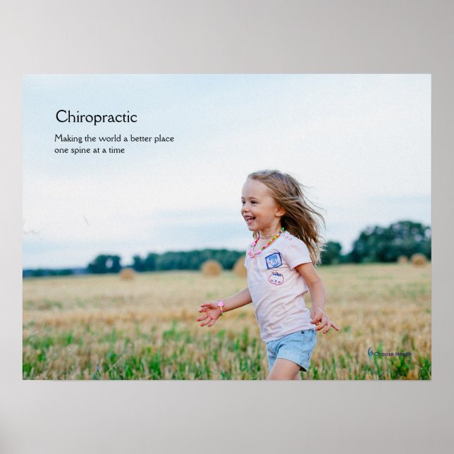 Poster de chiropratique (Devant)