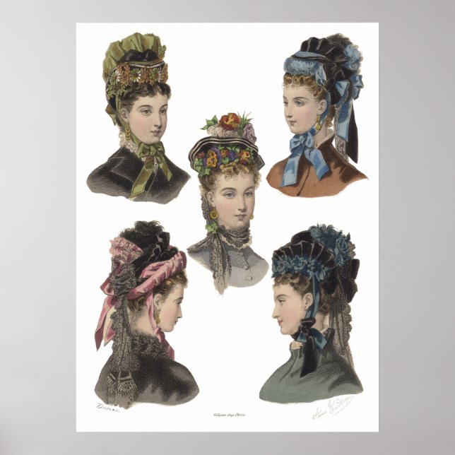 Poster de cinq Beautés victoriennes (Devant)