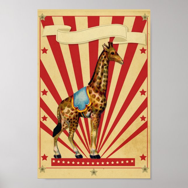 Poster de cirque personnalisé (Devant)