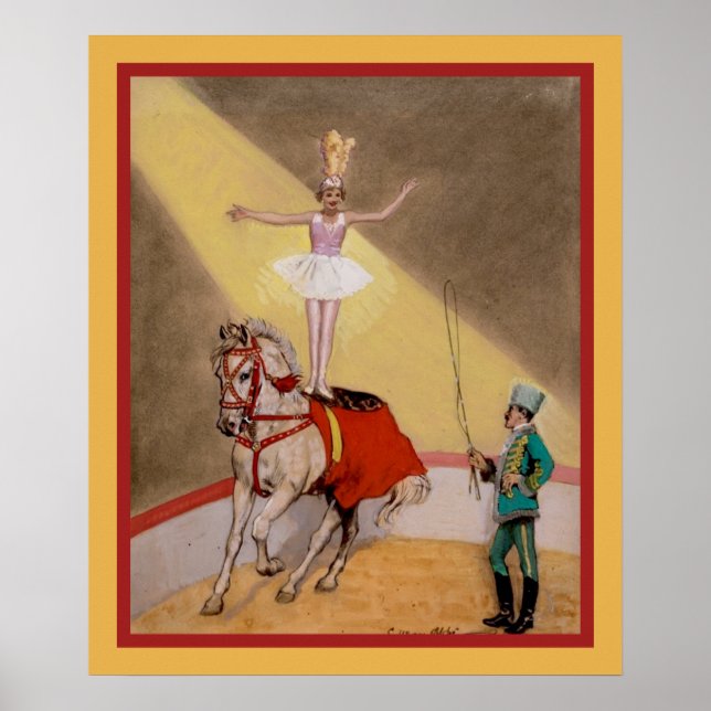 Poster de cirque vintage (Devant)