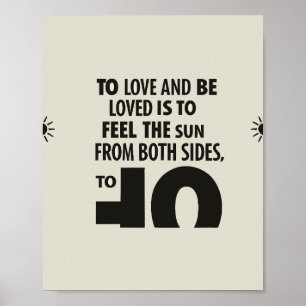 Poster de citation motivationnelle sur le mur de s