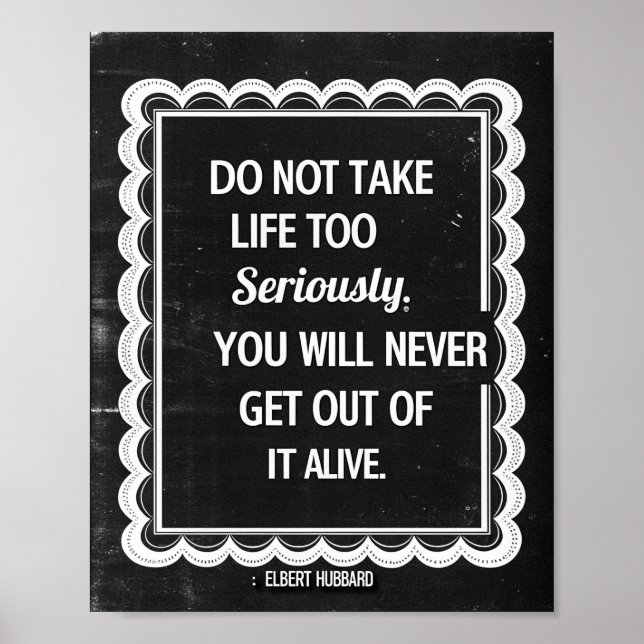 Poster de citation motivationnelle sur le mur de s (Devant)