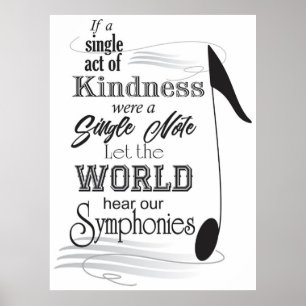 Poster de citation musicale