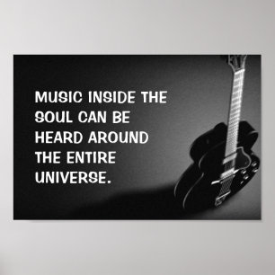 Poster de citation Rock Inspiration