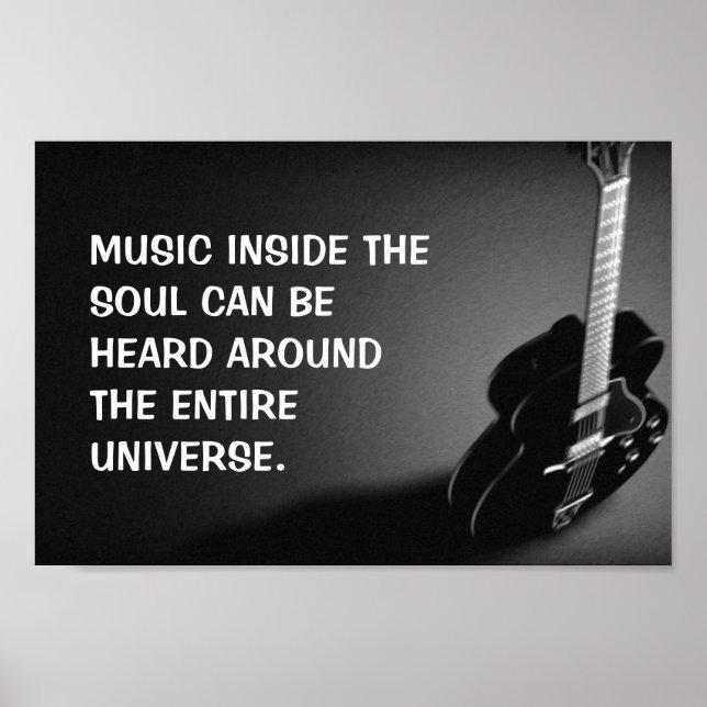 Poster de citation Rock Inspiration (Devant)