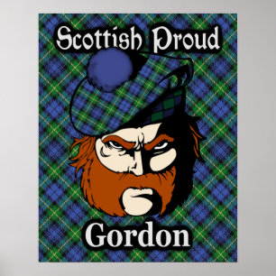 Poster de Clan Gordon Scottish Tartan