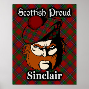 Poster de Clan Sinclair Scottish Tartan