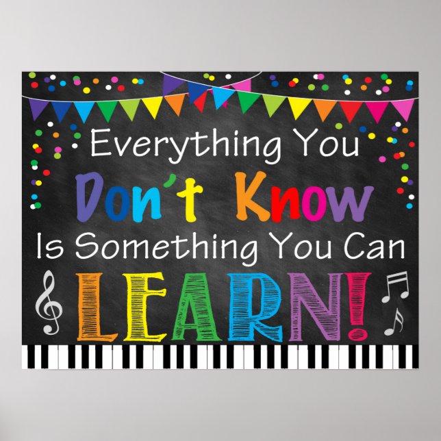 Poster de classe de musique (Devant)