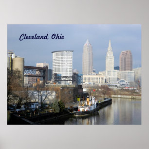 Poster de Cleveland, OH (River View)