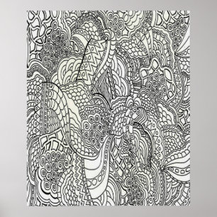 Poster de coloration 20 X 24 surdimensionné 4